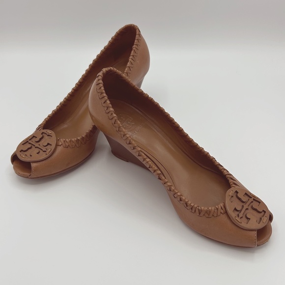 Tory Burch Shoes - Tory Burch Wedge Pumps With Peep Toe